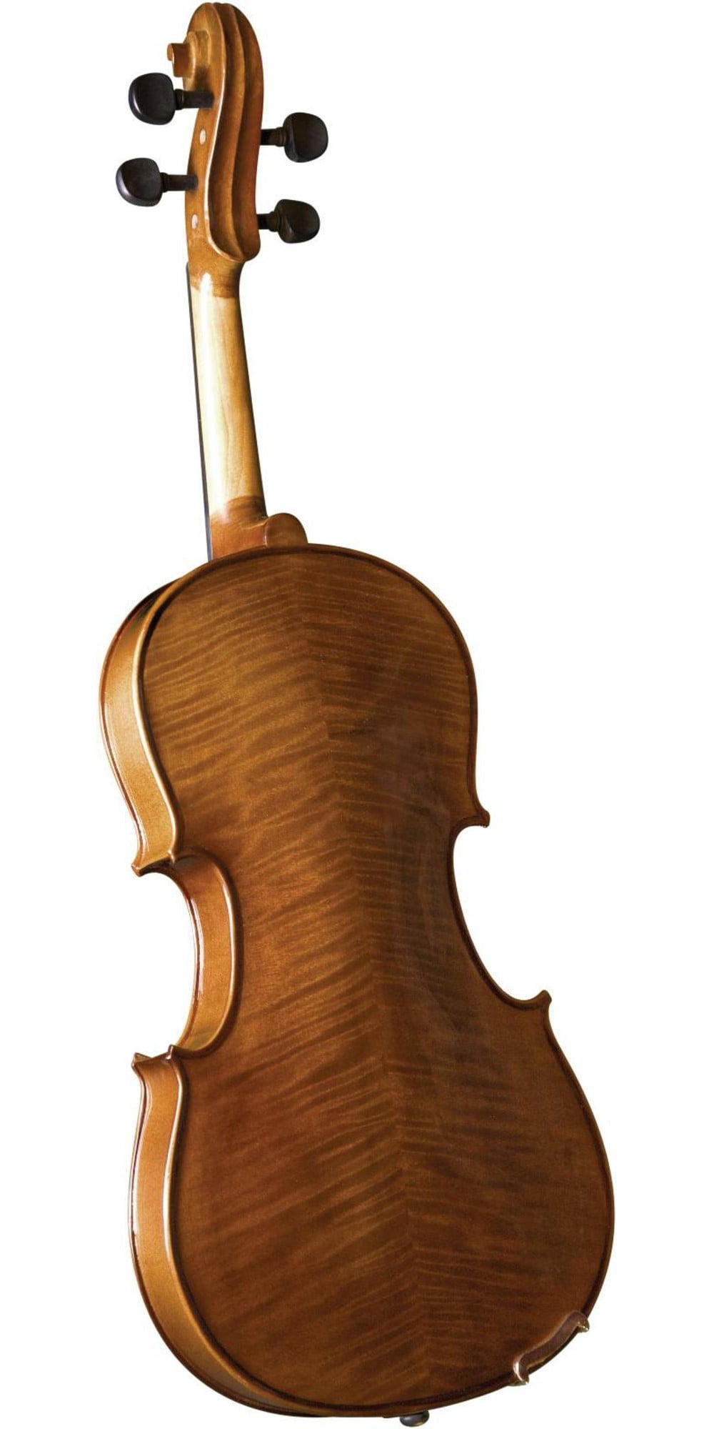 Saga SV-100 .5 Cremona Novice .5 Size Violin Outfit with Dyed Rosewood Fingerboard- Opaque Warm Brown