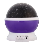 Star Projector Lamp Night Light 360 Degree Romantic Room Rotating Cosmos Star Projuctor,Christmas Decorations Light Lamp Starry Moon Sky Night Projector Kid Bedroom Lamp