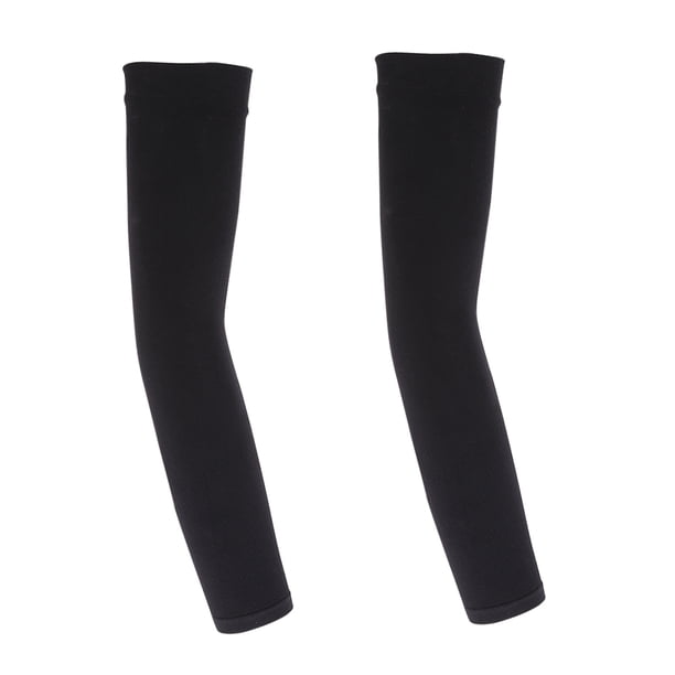 Mangas De Brazo Bicicleta 2 uds mangas de brazo para deportes al aire libre transpirable Anti UV ciclismo codera (negro) Tmvgtek Accesorios para bicicletas