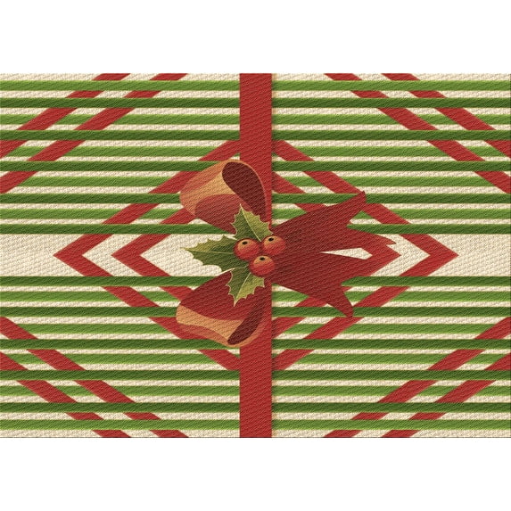 Ahgly Company Indoor Rectangle Patterned Saddle Brown Area Rugs, 7' x 9'