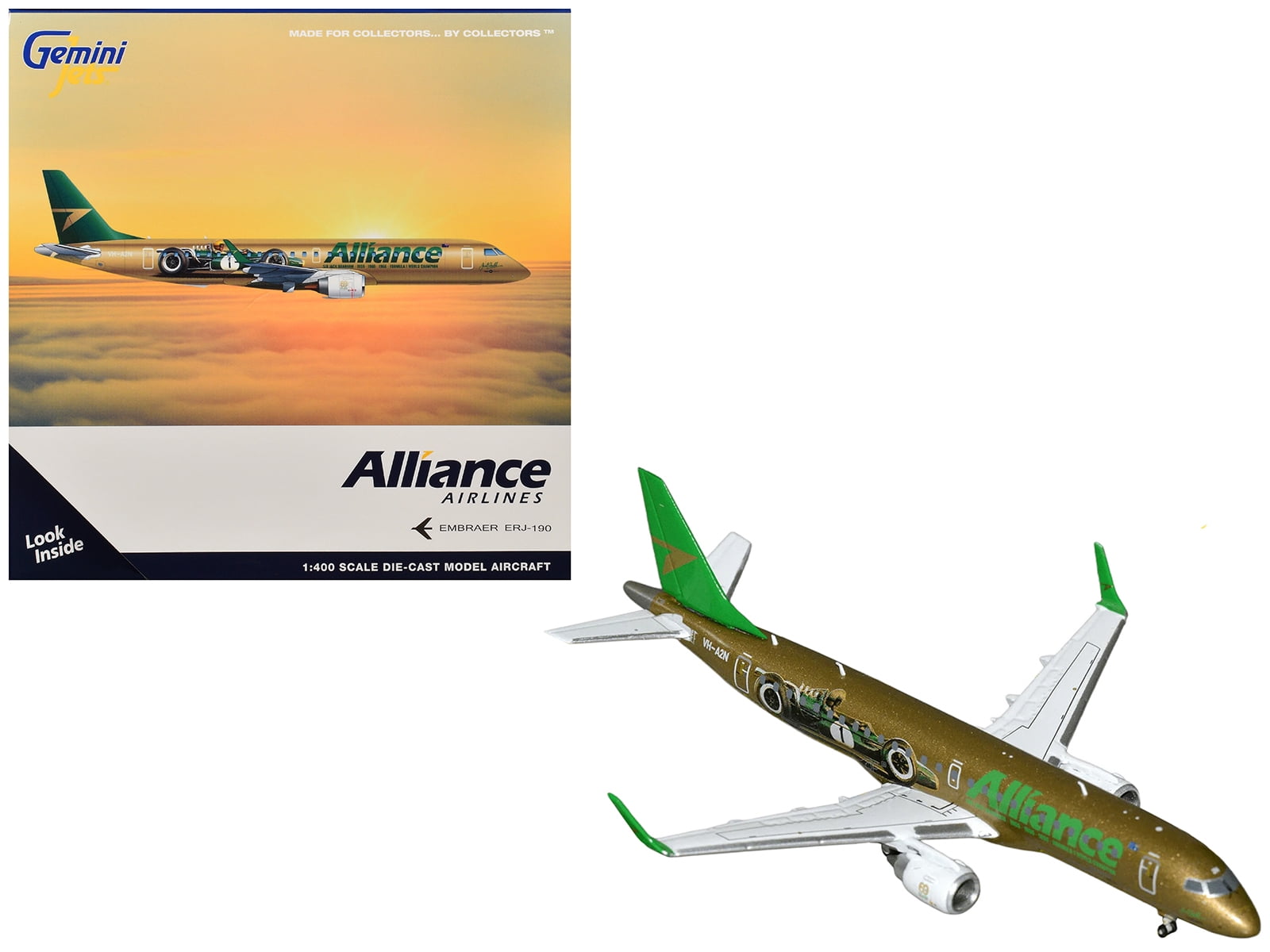 Gemini Jets 1-400 Scale United Diecast Model Airplane - Walmart.com