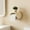 White, variant on Loespoir Bathroom Wall Mounted Paper Box, Non-Perforated Roll Holder, Toilet Paper Storage Box for Bathroom Organization, Space Saver, Sturdy Mounting(White)