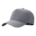 thumbnail image 1 of TOPTIE Quick Dry Trucker Cap 5 Panel Waterproof Snapback Mid Profile Polyester Baseball Cap-Dark Grey, 1 of 8