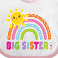 thumbnail image 4 of Inktastic Family Big Sister with Rainbow Girls Baby Bib, 4 of 4