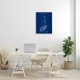 thumbnail image 5 of Stupell Industries Sailboat Watercraft Blue Patent Office Diagram Blueprint Framed Wall Art, 24 x 30, Design by Karl Hronek, 5 of 5