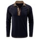 thumbnail image 5 of Blusa y camisa de manga larga con cuello vuelto para hombre, blusa informal de moda con cuello vuelto y manga larga, blusa transpirable, blusa para hombre, 5 of 6