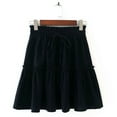 thumbnail image 4 of Vedolay Mini Skirts Women's Plus Size Tiered Maxi Skirt,Black XXL, 4 of 4
