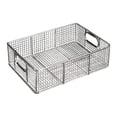 thumbnail image 4 of Luzkey Panier de Friteuse Organisateur, Récipient à Collations, Panier de Présentation en Fil d'Acier Inoxydable, Panier de Friteuse pour Comptoir de Cuisine, Table de Maison, Restaurant 38cmx25cmx10cm, 4 of 8