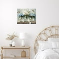 thumbnail image 3 of Watercolor Flowers Canvas Wall Art White and Blue Flowers Hummingbird Vase Inspirational Prints Posters Living Room Decor Vintage Farmhouse Rustic Bedroom Bathroom Office Wall art Decor,16x12 Inches, 3 of 6