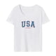 thumbnail image 1 of Camiseta de mujer Ropa de verano Camiseta básica para deportes Regalo del día de San Valentín M, 1 of 7