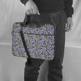 thumbnail image 5 of Lsque Purple Butterflies Pattern Laptop Bag – Portable & Slim Single-Shoulder Computer Case with Adjustable Strap, Protective, Lightweight for 13”/14”/15.6” Laptops, 5 of 8