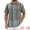 Blue Green, variant on DARING DIVA Men's Striped Short Sleeve Button Down See Through Shirts M Blue Green