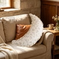 thumbnail image 4 of Btomtd Crescent Body Pillows for Side Sleepers, 31.5 Inch Long Bolster with Ruffled Edge, Leg Waist Support, Removable Cover, C, 4 of 6