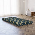 thumbnail image 5 of Sunflower Foldable Mattress, Helianthus Floral Petals, 74.8" x 39.4", Dark Sky Blue Mustard, by Ambesonne, 5 of 6