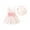 Pink, variant on lcziwo Toddler Girls Dress Hat Outfit Cute Heart Sundress with Sunhat 2 Piece Set Summer Playwear Pink 18 Months