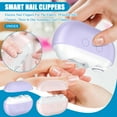 thumbnail image 3 of Automatic Electric Nail Clipper with 3-Speeds Levels and Nail Clip Storage, LCD Light, Safety Nail Clipper, USB Rechargeable Suitable for adults and Seniors, 3 of 4