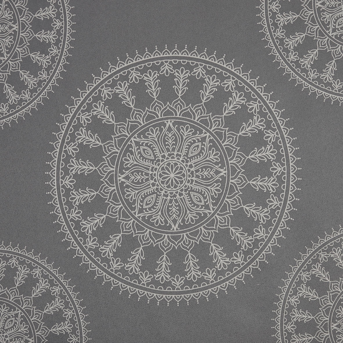 (2 pack) Mainstays Blackout Curtain Panel Pair, Set of 2, Medallion Gray, 30"W x 84"L