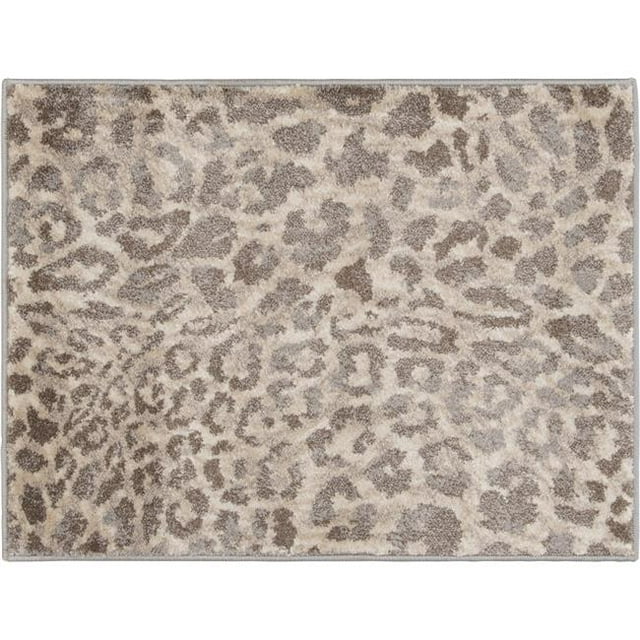 Central Oriental 7213SLT23EC.150 2 ft. 3 in. x 3 ft. Minerva Alaric Machine Woven Area Rug, Grey & Ivory