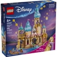 thumbnail image 3 of LEGO Disney Princess Rapunzel's Castle - Building Toy for Girls & Boys, Ages 6+ - Disney Gifts for Kids with Rapunzel & Pascal Figures - 43297, 3 of 8