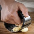 thumbnail image 2 of Garlic Press Garlic Peeler Set Stainless Steel Professional Grade Manual Garlic Press Crusher Squeezer Masher Mincer Tool, 2 of 7