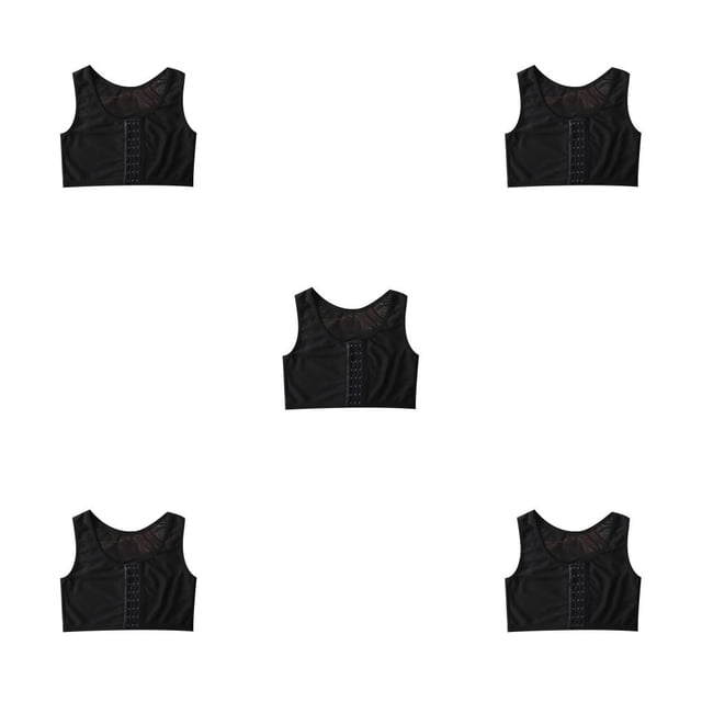 Minnieouse Chaleco moldeador de senos, camiseta sin mangas estirable, ropa interior elástica Trans para el pecho, ropa transpirable reforzada con Type2 NO2