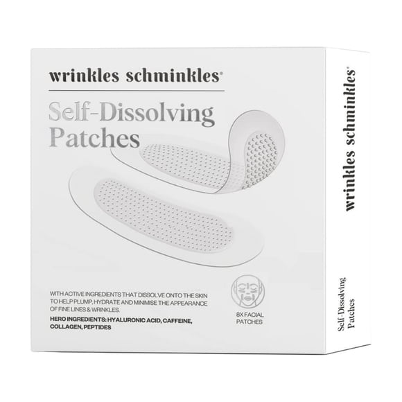 Parches Microdart para arrugas con forma de Schminkles, autodisolubles, 4 pares