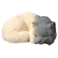 thumbnail image 1 of Animales de peluche, figura de gato de dibujos animados, muñeco de juguete para adultos de todas las edades Blanco, 1 of 8