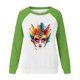 thumbnail image 5 of Xuyuer Mardi Gras Shirts for Women Shirt Funny Mask Graphic Tee Carnival Long Sleeve Shirt V Neck Top, 5 of 6