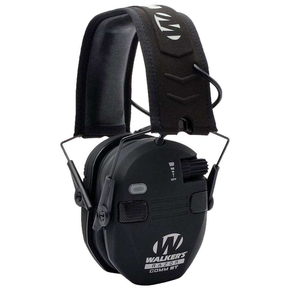 Walkers Razor Slim Electronic Bluetooth Quad Muff, Black (Refurbished