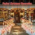 thumbnail image 4 of Christmas Decorations Outside, 12Pack Large Solar Candy Cane Christmas Decorations& Bigger Solar Panel, 8 Modes Bright All Night Outdoor Christmas Yard Decorations, 4 of 6