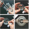 thumbnail image 4 of Porta mecha de vela de acero inoxidable, tamaño ideal para contenedores, de alta calidad y duradero, fácil de operar con un diseño de 3 orificios, que garantiza que el núcleo de la vela se mantenga, 4 of 5