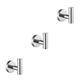 thumbnail image 4 of Ganchos para Abrigos Injueey Vintage Gancho para Toallas Acero Inoxidable Montado en la Pared 3Conjunto Plata, 4 of 6