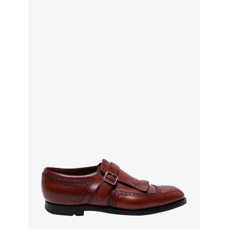 

MAN Leather loafer with perforated effect