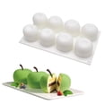thumbnail image 4 of Inteprter Molde Flexible antiadherente para Tartas, molde de silicona para postres y frutas en forma de Sugarcraft, moldes para hornear, moldes para Cocina y Comedor Inteprter HA080277-01, 4 of 6