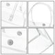 thumbnail image 5 of Bolsas de regalo ZENFUN PVC transparente 80 unidades 16 x 15 x 7 cm, 5 of 7