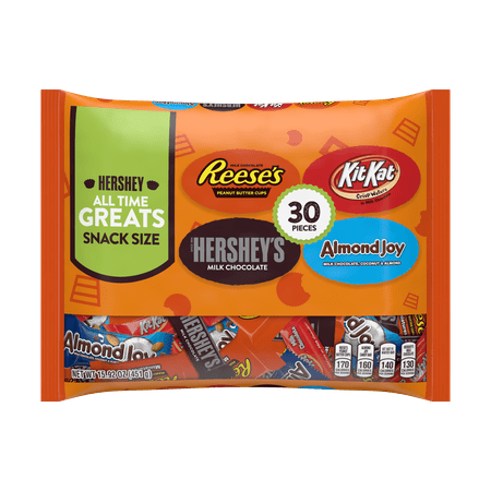 Hershey's, All Time Greats Halloween Chocolate Candy Variety Pack, 15.9 Oz., 30