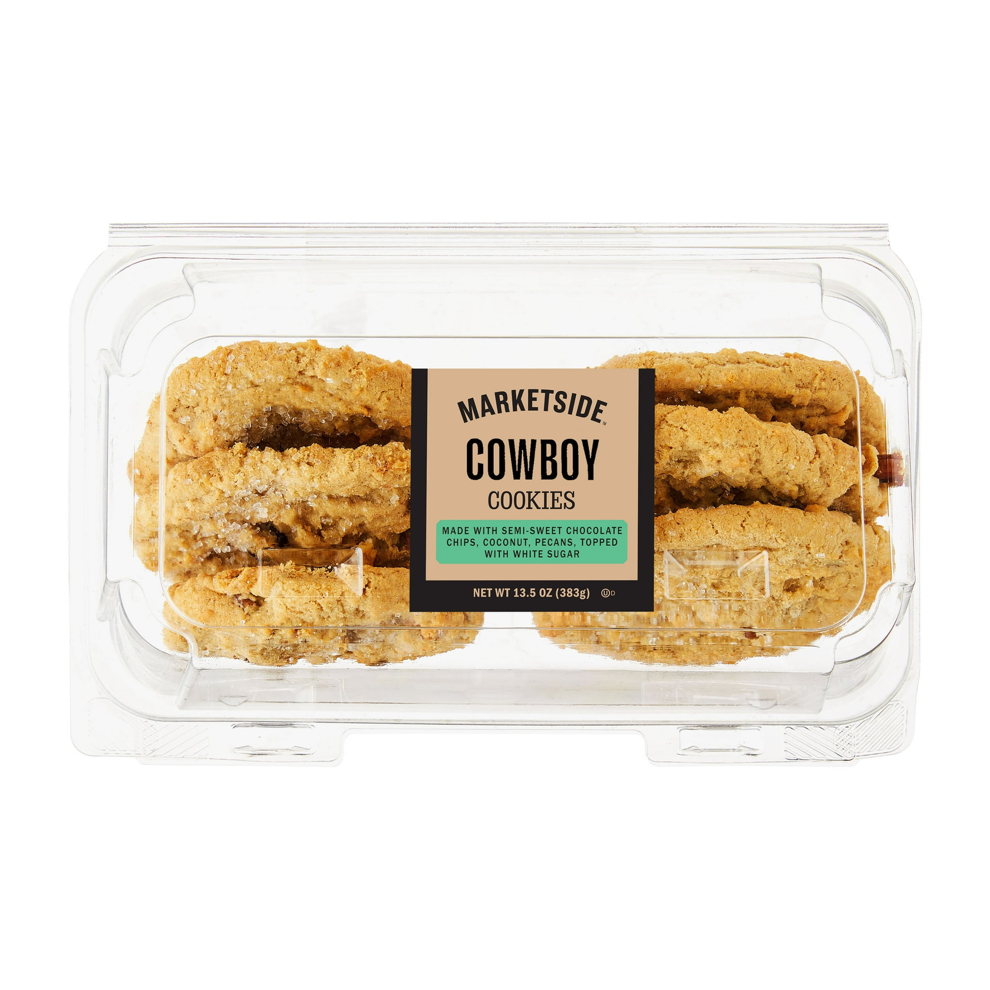 Marketside Cowboy Cookies, 13.5 oz, 6 Count