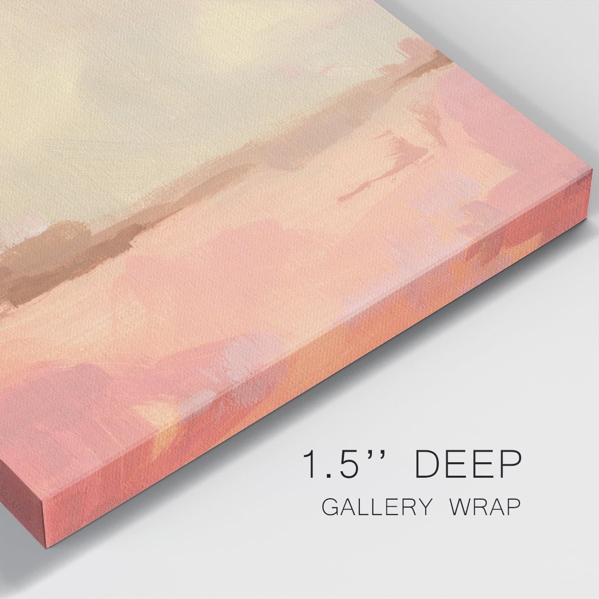 Wexford Home Salt Lake Sunrise I-Premium Gallery Wrapped Canvas, 24" x 24" - Ready to Hang