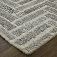 thumbnail image 3 of Feizy Asher Transitional Geometric, Taupe/Gray/Tan, 2' x 3' Accent Rug Sheen Fade Resistant Casual Diamond Design Carpet for Living Dining Bed Room, 3 of 10
