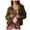 Coffee, variant on BYHONG European and Women's Autumn Jacket · Velvet Motorcycle Style Simple Button Long Sleeved Lightweight Coat Jackets for Women Coat for Women Hot Pink XXL