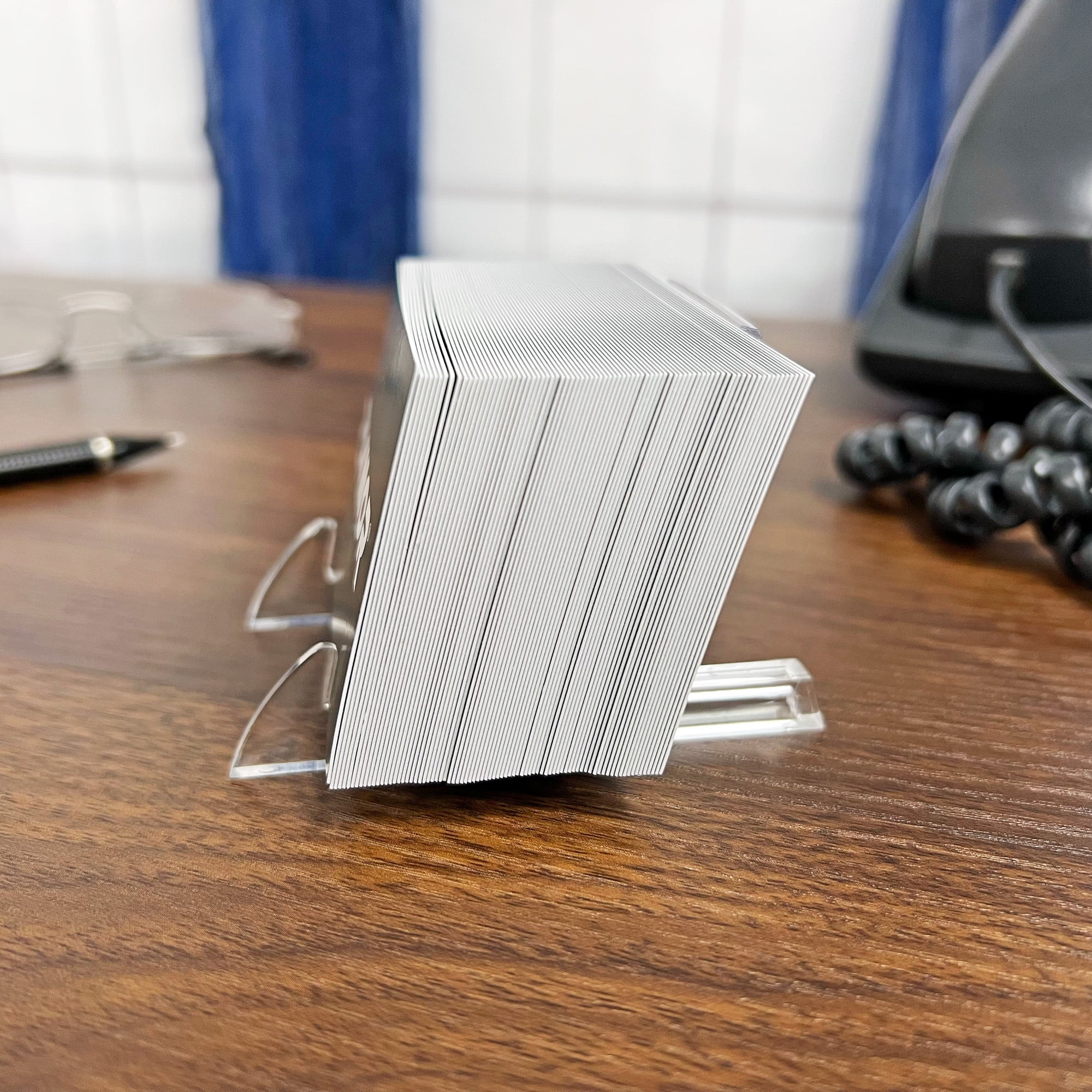 Gibson Holders MINI Adjustable Clear Acrylic Display Easel, 2" W x 3.25" D x 2.25" H, Pack of 12