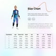 thumbnail image 5 of iiniim Girls Alien Robot Dance Outfit Metallic Long Sleeve Zip Neck Jumpsuit Blue 8, 5 of 7