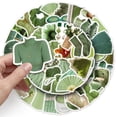 thumbnail image 4 of Pegatinas de plantas verdes estéticas, 50 Uds., pegatinas impermeables para ordenador portátil, calcomanías para botella de agua, ordenador portátil, monopatín, parachoques, 4 of 5