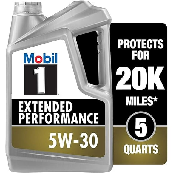 Aceite Mobil 1 Extended Rendimiento 5 W-30 Aceite de motor 5 Quart