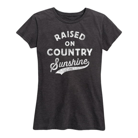 Country Casuals - Raised On Country Sunshine - Women's Short Sleeve Graphic T-Shirt