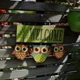 thumbnail image 4 of Wooden Owl Welcome Sign Front Door Decor Hanging Wall Art 12x7.75inch Decorative Hanging Sign (Green), 4 of 7
