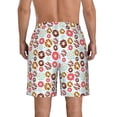 thumbnail image 3 of Kdxio Colorful Donuts Pattern Mens Casual Shorts - Drawstring Summer Beach Sports Shorts for Men, 3 of 5