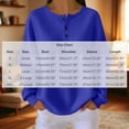 thumbnail image 3 of Jnlxul Tops for Women Trendy Long Sleeve Crew Neck Button Pull-On Tops Casual Loose Summer Plain Shirts, 3 of 8