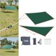 thumbnail image 5 of campaña Lona Hamaca fuerte Toldo Toldo Toldo Sombrilla Cubierta de campaña con bolsa de transporte y cuer Los 300x300cm Baoblaze Lona de carpa Ripstop, 5 of 8