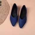 thumbnail image 5 of Aueoeo Women Round Toe Flats Comfortable Walking Shoes Dressy Slip-ons Loafers Leather Platform Loafer Shoes, 5 of 8